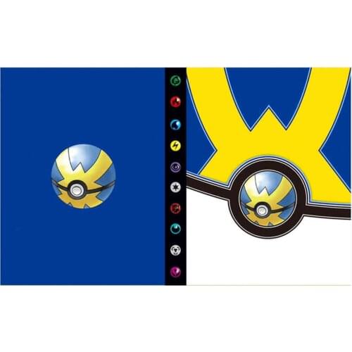 NEW 240pcs Characters Card Collection Notebook Game Card Playing Album Pokemones Cards Holder Novelty Gift For Kids