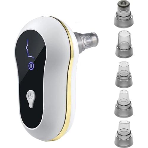 Portable Vacuum Blackhead Remover Face Deep Pore Cleaner Acne Pimple Removal T Zone Pore Acne Pimple Removal Vacuum Suction
