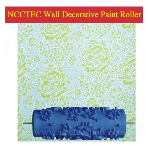 5'' ROSE flower NCCTEC WALL decorative paint roller without handle | FREE SHIPPING make ROSE flower paint Pattern on the wall