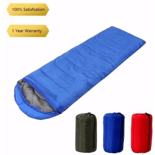Envelope-type Hooded Sleeping Bag for Adult Outdoor Camping Office Lunch Break Home Sleeping Bag Supplies