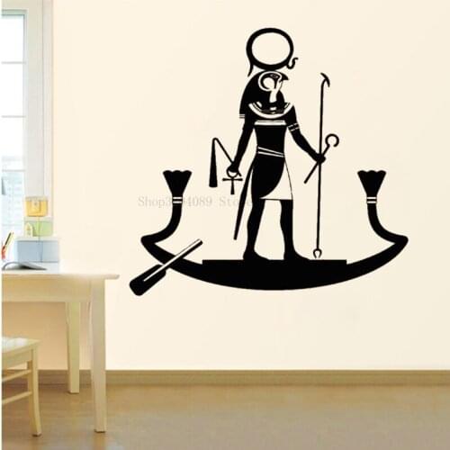 Ancient Egyptian God Egypt Religion Wall Stickers Vinyl For Living Room Bedroom Home Interior Decor Art Removable Mural CN233