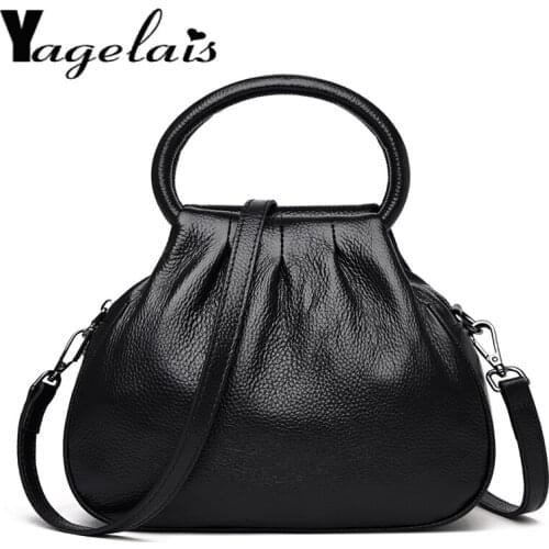 Women Fashionable Genuine Leather Messenger Bag Female High Quality Elegant Shoulder Totes Ladies Luxury Mini Handbags