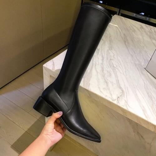 Black flat Over The Knee Boots Women shoes Platform Thigh High Boots Winter Shoes Long Boots Women 2020 Thick Sole
