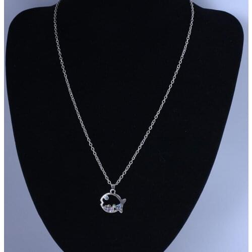 Fish Chain Pendant Choker Necklace Women Statement Collares Bohemian Beach Jewelry Gift Collier Necklaces For Women Gifts 2021