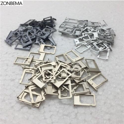 ZONBEMA 100pcs New Sim Card Adapter For iPhone 5 5G 5S Micro Sim Card Tray Slot Holder Replacement 5pcs/lot