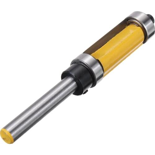 1pc 6.3mm Shank Flush Trim Pattern Router Bit Panel Top &Bottom Bearing Woodworking Milling Cutter Power Tool