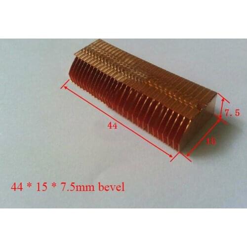 1pc heat sink for computer cpu electronic cooling fin cooler fan Heatsink Radiator copper