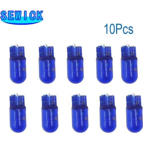 10pcs Car T10 Halogen w5w 168 Wedges 12V 5W Xexon Signal Lamp Super White Instrument Light Reading Light Clearance Lamp