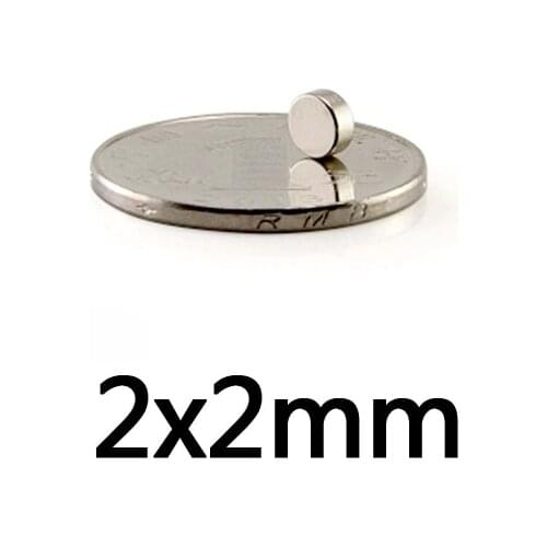 100~300PCS 2x2 Mini Small Magnets Round 2mm*2mm Neodymium Magnet Disc 2x2mm Permanent NdFeB Super Strong Powerful Magnetic 2*2mm