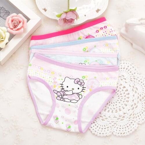 4pcs/lot panties pants for girls child short kids underwear girl briefs children pants princess underwear for kids