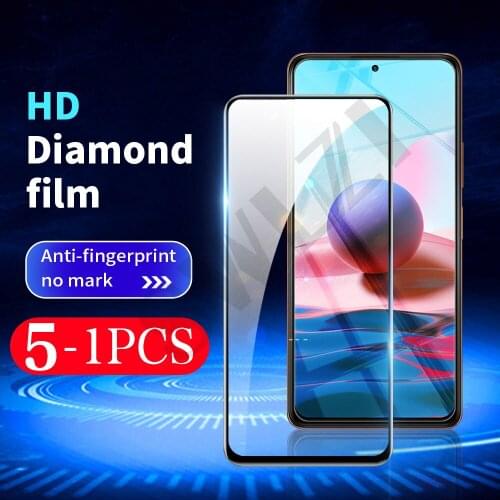 5-1Pcs phone screen protector smartphone for Redmi 9 9i 9T 9A 9C on the tempered glass note 9T 9s pro MAX protective film