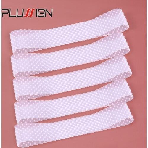 5Pcs/Lot Transparent Brown Black Silicone Wig Grip Headband Sweat proof Fix Headband For Wig Non-Slip Hair Band Without Gel