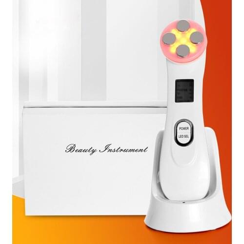 5in1 RF&EMS Radio Mesotherapy Electroporation Face Beauty Pen Radio Frequency LED Photon Face Skin Rejuvenation Remover Wrinkle