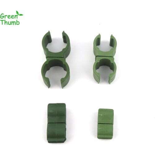 60pcs Rotatable Greenhouse Film Buckles 8/11/16/20mm Plastic Fastener Sunshade Net Fixed Clamp for Home Garden Adapters