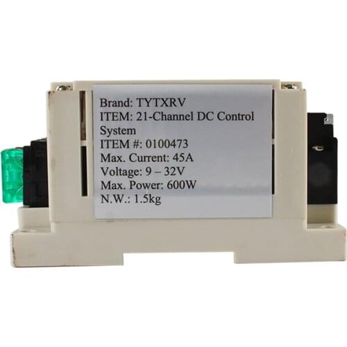 TYTXRV 21-Channel DC 12V 30A Relay Module with Fuses Patent Caravan Accessories Camper Automotorhome RV Part