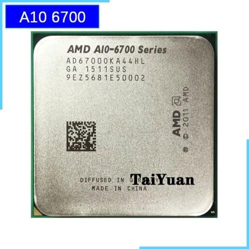 AMD APU A10 6700 APU A10 6700k AD6700OKA44HL Socket FM2 QUAD CORE CPU 3.7GHz