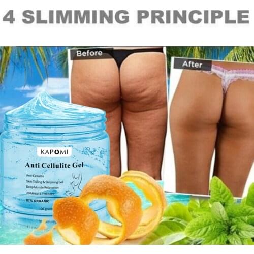 50/100g Gel Slimming Cream Anti Cellulite Cream Body Firming Fat Burning Gel Weight Loss Treat Cream Slimming Massage Gel