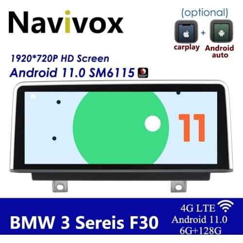 Navivox Android 11 Car Multimedia Player For BMW 3 Series F30 F31 4 Series F36 M3 M4 2013-2017 SN662 Carplay Android Auto BT 5.0