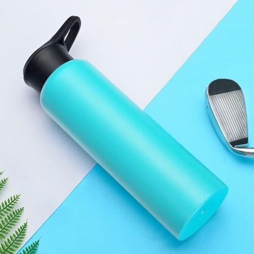 750ML Portable Outdoor Sport Stainless Steel Dual Layer Insulated Water Bottle for Cycling Traveling Hiking Camping