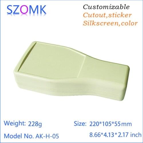 One piece szomk plastic enclosure for electronic control waterproof case handheld enclosure 220*105*55mm8.67"*4.13"*2.17"inch