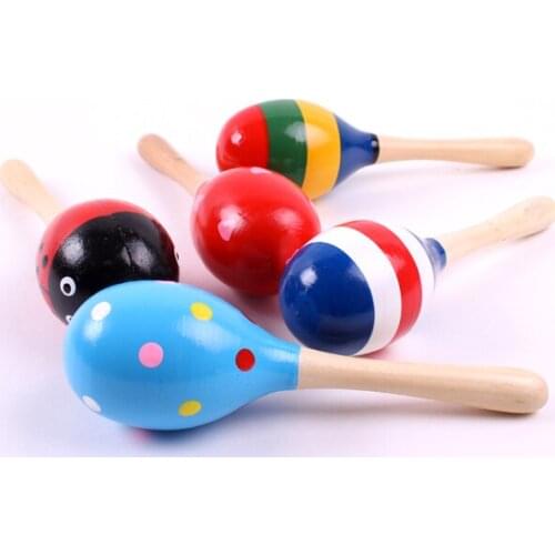 D736 Free shipping in the sell like hot cakes, wooden hammer instruments Random delivery baby listening training