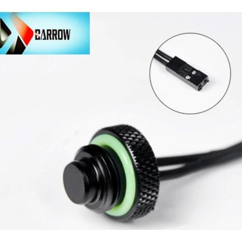 Barrow G1/4" black / bright silver / white / gold color temperature sensor water lock water stop sealing plugs TCWD-V1. gadget