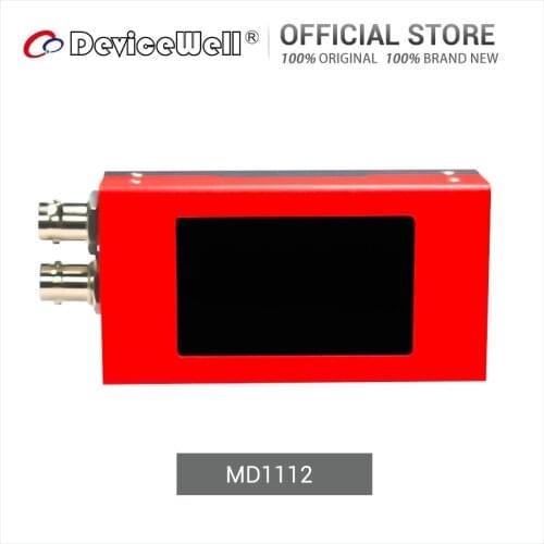 DeviceWell MD1112 New 3G SDI Input Output SDI Loop 1080P LCD Speaker Audio Fast Startup Mini Video Converter