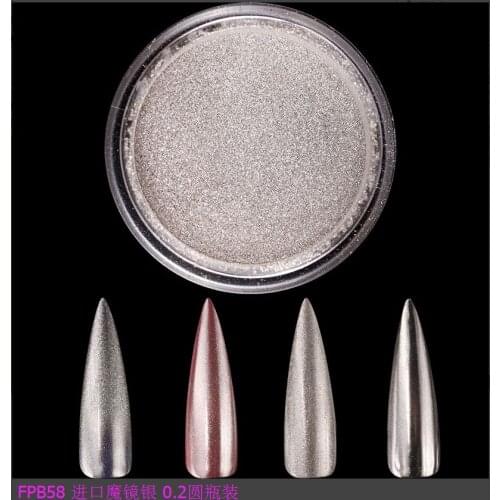 Holographic Chrome Nail Powder - iMethod Premium Salon Grade Rainbow Unicorn Mirror Effect Multi Chrome Manicure Pigment,1g