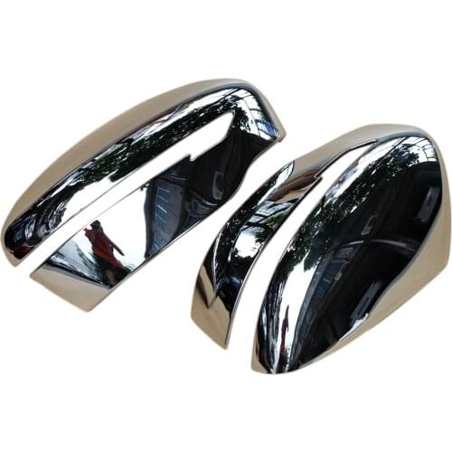 Chrome Rear Side Mirror Cover Trim Accessories For Nissan Rogue Sport Qashqai J11 2014- 2016 2017 2018 2019 Rearview Mirror Trim