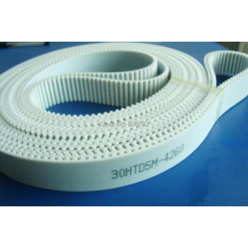 HTD5M closed PU with steel core belt width 30mm ,length is 4260mm,sell by 2pcs/package