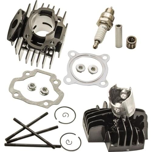 Cylinder Piston Ring Head Gasket Top End Kit For YAMAHA PW 50 PW50 QT 50 QT50