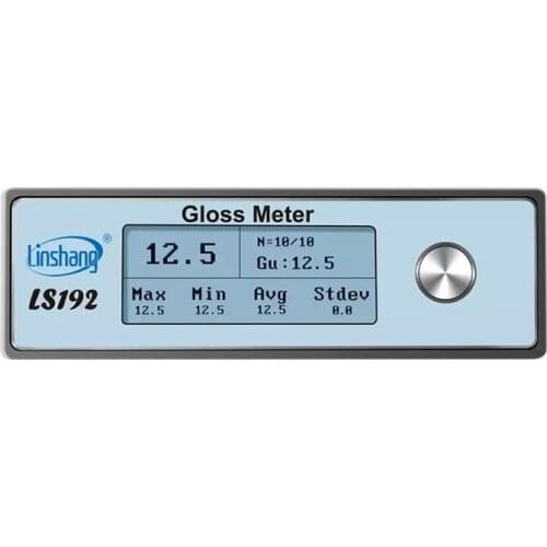 LS192 Paint Gloss Meter Sheen Glossiness Tester for Plastic Metal Ceramic Wood Angle 60 Degrees 0-1000GU Glossmeter