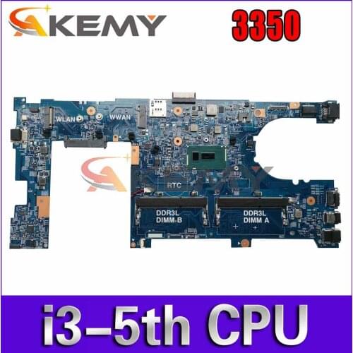 Akemy brand NEW FOR Dell Latitude 3350 Laptop Motherboard I3-5015U 15203-1 JM7HC CN-0T7M15 T7M15 Mainboard NOTEBOOK PC