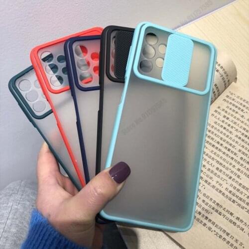 Matte Transparent Shockproof Case For Samsung A32 A42 A21S A72 A52 Case Camera Protective Cover For Samsung Note 20 Ultra Capa