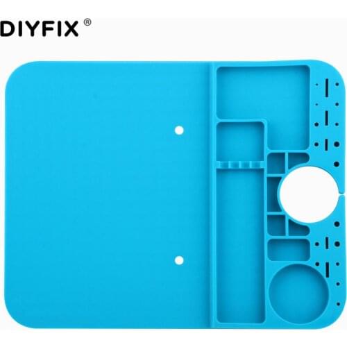 Microscope B1 Base Desk Mat Heat Insulation Silicone Pad Maintenance Platform for Microscope BGA Soldering Repair Station Tool