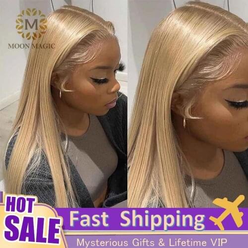 Blonde Lace Front Wig Human Hair 613 Lace Frontal Wig 13x4 Ash Blonde Lace Front Human Hair Wigs For Women Transparent Lace Wigs