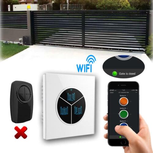 Mobile App Control WIFI Switch for Automatic Sliding Gate Opener replace remote control