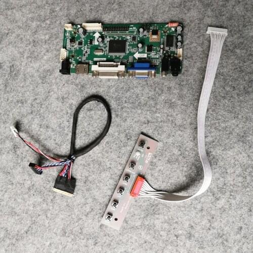 LCD display controller board M.NT68676 For NT116WHM/HN116WX1/HB133WX1 matrix DIY kit 1366*768 LVDS 40 Pin 60Hz WLED VGA DVI