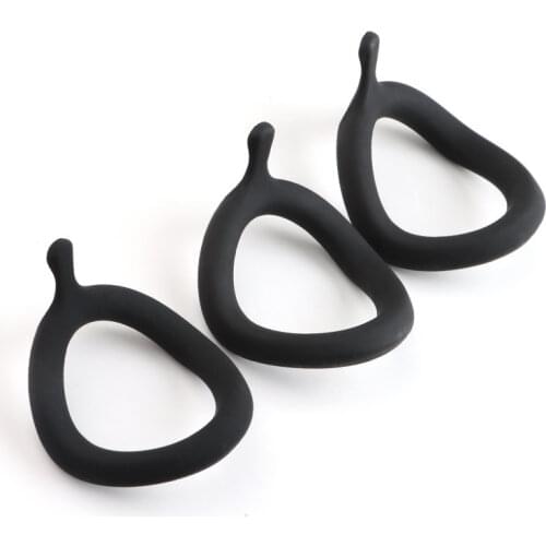 Silicone Scrotum Ring Penis Erection Cock Ring Delay Ejaculation Sex Toys For Men Ball Stretcher Male Chastity Device Cockring