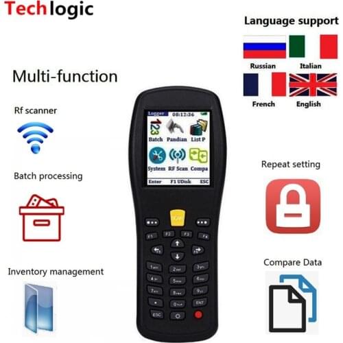 Techlogic Wireless Barcode Scanner Bar Code Reader Inventory Device PDA Handheld Terminal Laser Bar Gun