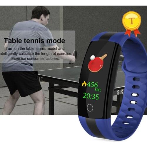 2018 table tennis mode Smart Bracelet wristWatch Fitness Tracker Support Whatsapp email sync Heart rate Smart band PK Mi band 3