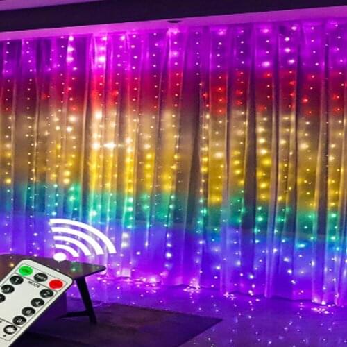 Viktorovna LED Garland Curtains