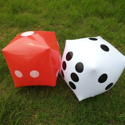 Funny Indoor Outdoor Inflatable Dice Cube Swimming Pool Party Favors Children Toys For Adults Water Park Game Ludo Play Toys