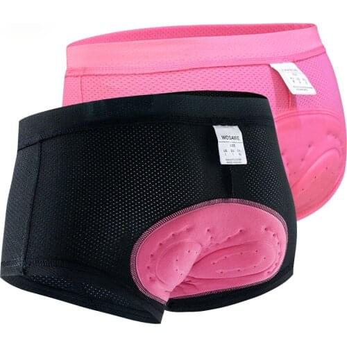 Women Cycling Underwear Sports Pattern Shorts Tight Bicycle Shorts Female Shorts Riding Bike Underpants
