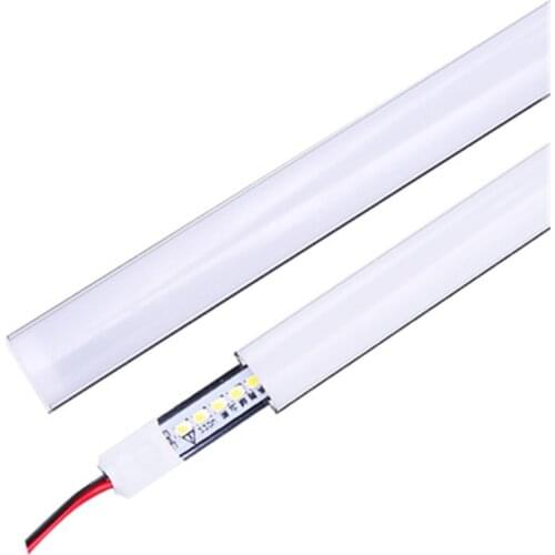 5PCS LED rigid light bar DC12V 50CM 20 inch U-shape 5730 36LEDs LED aluminum channel Home decoration lighting