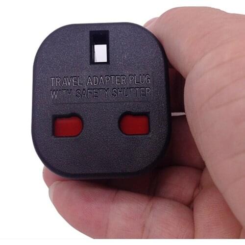 1pcs UK to EU plug travel adapter plug univeral type AC power switch converter 10A 3pin