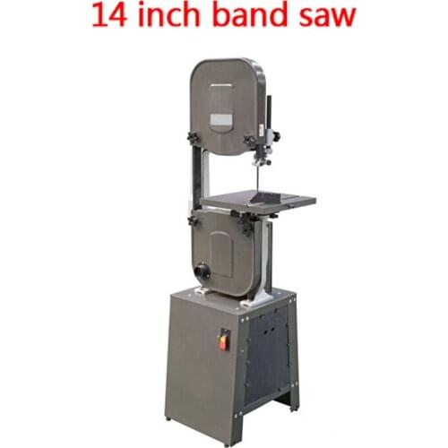 14 inch woodworking band saw machine MJ3435 mahogany small material cutting to make comb and bead cutting machine 1100w