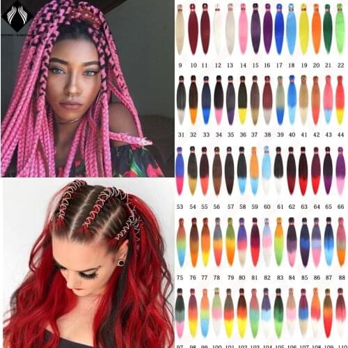 Lame RetardantSynthetic Extensions Hair for Braids Ombre Kanekalon Hair Braid 28in Braiding Hair Low Temperature Fiber wholesale