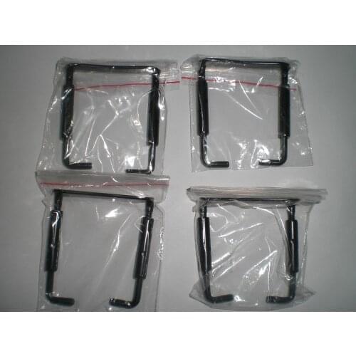 8 PCs VIOLA Chin Rest Clamp for 15" To 16"Black Color Chin Rest Screw Viola Parts