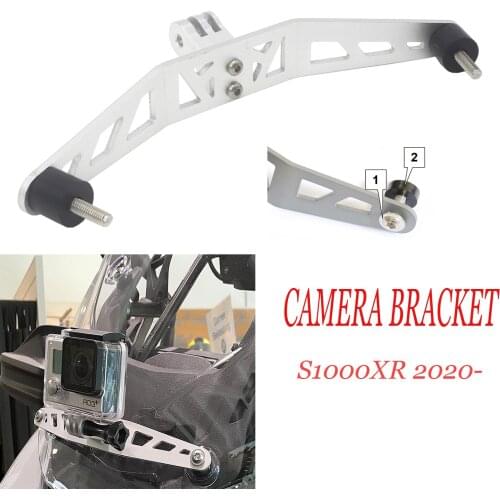 S 1000 XR Motorcycle Accessories Driving Recorder Camera Silver Bracket For BMW S1000XR 2020 2021